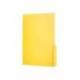 SUBCARPETA CARTULINA LIDERPAPEL FOLIO PESTAÑA INFERIOR 240G/M2 COLOR AMARILLO