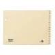 INDICE ALFABETICO LIDERPAPEL CLASIFICADOR CARTULINA PARA ARCHIVADOR CUARTO APAISADO