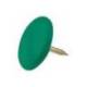 CHINCHETA LISMANIA OFFICE COLOR VERDE CAJA DE 100 UNIDADES