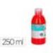 PINTURA ACRILICA LIDERPAPEL BOTE DE 250 ML ROJO