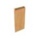 SOBRE PAPEL BASIKA KRAFT NATURAL LISO CON FUELLE M 200X350X60 MM PAQUETE DE 25 UNIDADES