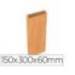 SOBRE PAPEL BASIKA KRAFT NATURAL LISO CON FUELLE S 150X300X60 MM PAQUETE DE 25 UNIDADES