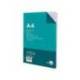 RECAMBIO LIDERPAPEL DIN A4 100 HOJAS 100G/M2 CUADRO 3MM CON MARGEN 4 TALADROS