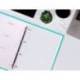 RECAMBIO LIDERPAPEL DIN A4 100 HOJAS 100G/M2 CUADRO 3MM CON MARGEN 4 TALADROS