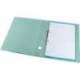 CARPETA DE 2 ANILLAS 25 MM MIXTAS LIDERPAPEL DIN A4 COLOR VERDE CARTON FORRADO