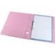 CARPETA DE 2 ANILLAS 25 MM MIXTAS LIDERPAPEL DIN A4 COLOR ROSA CARTON FORRADO