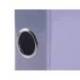 CARPETA DE 2 ANILLAS 25 MM MIXTAS LIDERPAPEL DIN A4 COLOR VIOLETA CARTON FORRADO