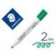 ROTULADOR STAEDTLER LUMOCOLOR 351 PARA PIZARRA BLANCA PUNTA REDONDA 2 MM RECARGABLE COLOR VERDE CLARO