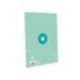 RECAMBIO LIDERPAPEL DIN A4 ANTARTIK 80 HOJAS 90G/M2 CUADRO 5 MM 4 TALADROS 1 BANDA MARCO COLOR MENTA