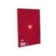 RECAMBIO LIDERPAPEL DIN A4 ANTARTIK 80 HOJAS 90G/M2 CUADRO 5 MM 4 TALADROS 1 BANDA MARCO COLOR FRAMBUESA