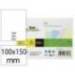TARJETA LIDERPAPEL PARA ESTUDIAR LISA CARTULINA DE COLORES 170 GR/M2 100X150MM PAQUETE DE 200 UNIDADES