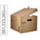 CAJON CONTENEDOR LIDERPAPEL CARTON MANUAL PARA 3 CAJAS ARCHIVO DEF. FOLIO / 3 ARCHIVADORES A-Z 387X333X260MM
