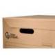 CAJON CONTENEDOR LIDERPAPEL CARTON MANUAL PARA 3 CAJAS ARCHIVO DEF. FOLIO / 3 ARCHIVADORES A-Z 387X333X260MM