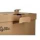 CAJON CONTENEDOR LIDERPAPEL CARTON MANUAL PARA 3 CAJAS ARCHIVO DEF. FOLIO / 3 ARCHIVADORES A-Z 387X333X260MM