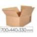 CAJA PARA EMBALAR Q-CONNECT AMERICANA ULTRARRESISTENTE CARTON RECICLADO CANAL DOBLE 7MM COLOR KRAFT 700X440X330 MM