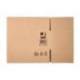 CAJA PARA EMBALAR Q-CONNECT AMERICANA ULTRARRESISTENTE CARTON RECICLADO CANAL DOBLE 7MM COLOR KRAFT 600X400X290 MM