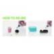 SELLO X STAMPER QUIX NOMBRE PERSONALIZABLE COLOR AZUL 13 MM QN32