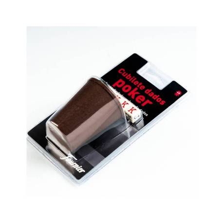 DADOS POKER FORUNIER CON CUBILETE EN BLISTER