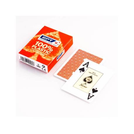 BARAJA FOURNIER POKER INGLES PLASTICO EUROPEAN POKER TOUR INDICE GIGANTE