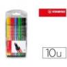 Estuche rotulador Stabilo Pen 68 acuarelable 10 unidades