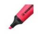 Rotulador Stabilo fluorescente rosa neon