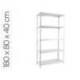 ESTANTERIA METALICA SIMONRACK ADVANTAGE MINI 5/400 COLOR BLANCO 5 ESTANTES 75 KG POR ESTANTE 180X80X40 CM