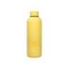 BOTELLA PORTALIQUIDOS ANTARTIK ISOTERMICA ACERO INOXIDABLE LIBRE DE BPA COLOR AMARILLO 500 ML