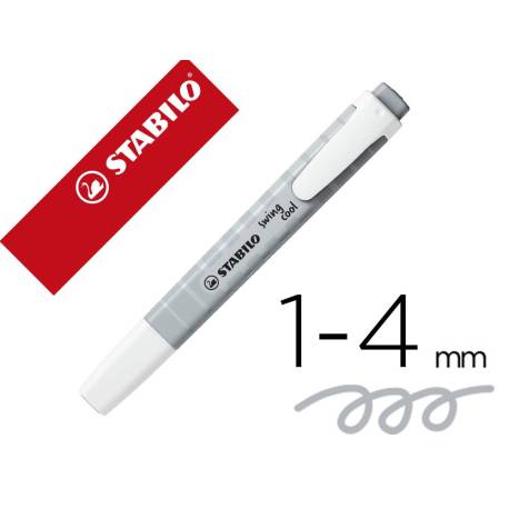 ROTULADOR STABILO FLUORESCENTE SWING COOL PASTEL GRIS POLVORIENTO