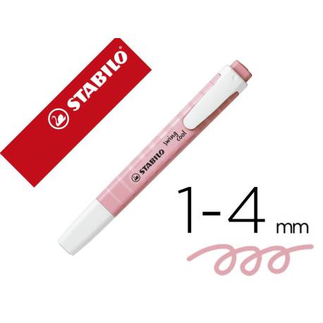 ROTULADOR STABILO FLUORESCENTE SWING COOL PASTEL ROSA