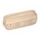 ESTUCHE PORTATODO LIDERPAPEL CLASSIC OVALADO 2 CREMALLERAS CON BOLSILLO DELANTERO 210X90MM CREMA
