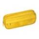 ESTUCHE PORTATODO LIDERPAPEL CLASSIC OVALADO 2 CREMALLERAS CON BOLSILLO DELANTERO 210X90MM AMARILLO