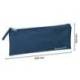 ESTUCHE PORTATODO LIDERPAPEL PLANO ANCHO UNA CREMALLERA 200X100 MM AZUL MARINO