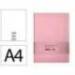 CUADERNO CON GOMILLA ANTARTIK NOTES TAPA DURA A4 HOJAS LISAS ROSA PASTEL 100 HOJAS 80 GR FSC
