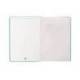 CUADERNO CON GOMILLA ANTARTIK NOTES TAPA DURA A4 HOJAS PUNTOS TURQUESA 100 HOJAS 80 GR FSC