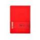 CUADERNO CON GOMILLA ANTARTIK NOTES TAPA DURA A4 HOJAS RAYAS ROJO 100 HOJAS 80 GR FSC