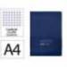 CUADERNO CON GOMILLA ANTARTIK NOTES TAPA DURA A4 HOJAS CUADRICULA AZUL MARINO 100 HOJAS 80 GR FSC