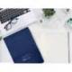 CUADERNO CON GOMILLA ANTARTIK NOTES TAPA DURA A4 HOJAS PUNTOS AZUL MARINO 100 HOJAS 80 GR FSC