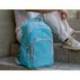 MOCHILA ANTARTIK MULTIBOLSILLO 19L COMPARTIMENTO PARA PORTATIL Y TABLET COLOR AZUL TURQUESA 450 X 160 X 300 MM