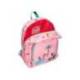 MOCHILA ESCOLAR LIDERPAPEL INFANTIL SAFARI DISEÑO CEBRA ROSA 330X100X250 MM