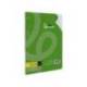RECAMBIO LIDERPAPEL DIN A4 100 HOJAS 75 GR CUADRO 6 MM 4 TALADROS CON MARGEN