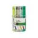 REGLA LIDERPAPEL PLASTICO 16 CM CUBILETE CON 100 UNIDADES COLORES SURTIDOS