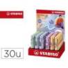 ROTULADOR STABILO BOSS FLUORESCENTE ORIGINAL PASTEL BY JU SCHNEE EXPOSITOR DE 30 UNIDADES COLORES SURTIDOS