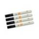 ROTULADOR NOBO PARA PIZARRA BLANCA PUNTA REDONDA 3 MM ECOLOGICO COLOR NEGRO BLISTER DE 4 UNIDADES