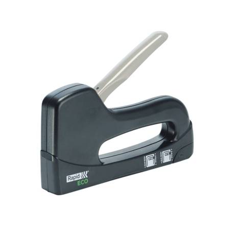 GRAPADORA RAPID CLAVADORA ECO COLOR NEGRO UTILIZA GRAPAS Nº 13 Y Nº 53