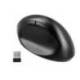 RATON Q-CONNECT OPTICO INALAMBRICO ERGONOMICO VERTICAL DPI 800/1200/1600 PILA AA NEGRO