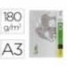 CARTULINA LIDERPAPEL A3 180G/M2 BLANCO PAQUETE DE 25+5 HOJAS EN CARPETA DOSSIER TRANSPARENTE CON CIERRE