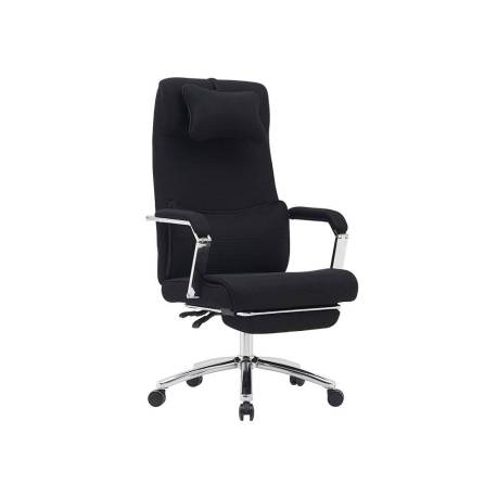 SILLA Q-CONNECT DIRECCION RAVENNA MALLA BASE METALICA ALT MAX 1300 ANC 670 PROF 730 MM RUEDAS PREMIUM COLOR NEGRO