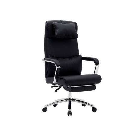 SILLA Q-CONNECT DIRECCION RAVENNA SIMIL PIEL BASE METALICA ALT MAX 1300 ANC 670 PROF 730 MM RUEDAS PREMIUM