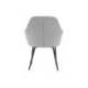 SILLA Q-CONNECT CONFIDENTE SIEMIONE BASE METALICA ALT MAX 820 ANC 570 PROF 580 COLOR GRIS CLARO