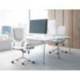 SILLA Q-CONNECT OFICINA ALBA MALLA BASE METALICA ALT MAX 1110 ANC 610 PROF 580 RUEDAS PREMIUM COLOR GRIS